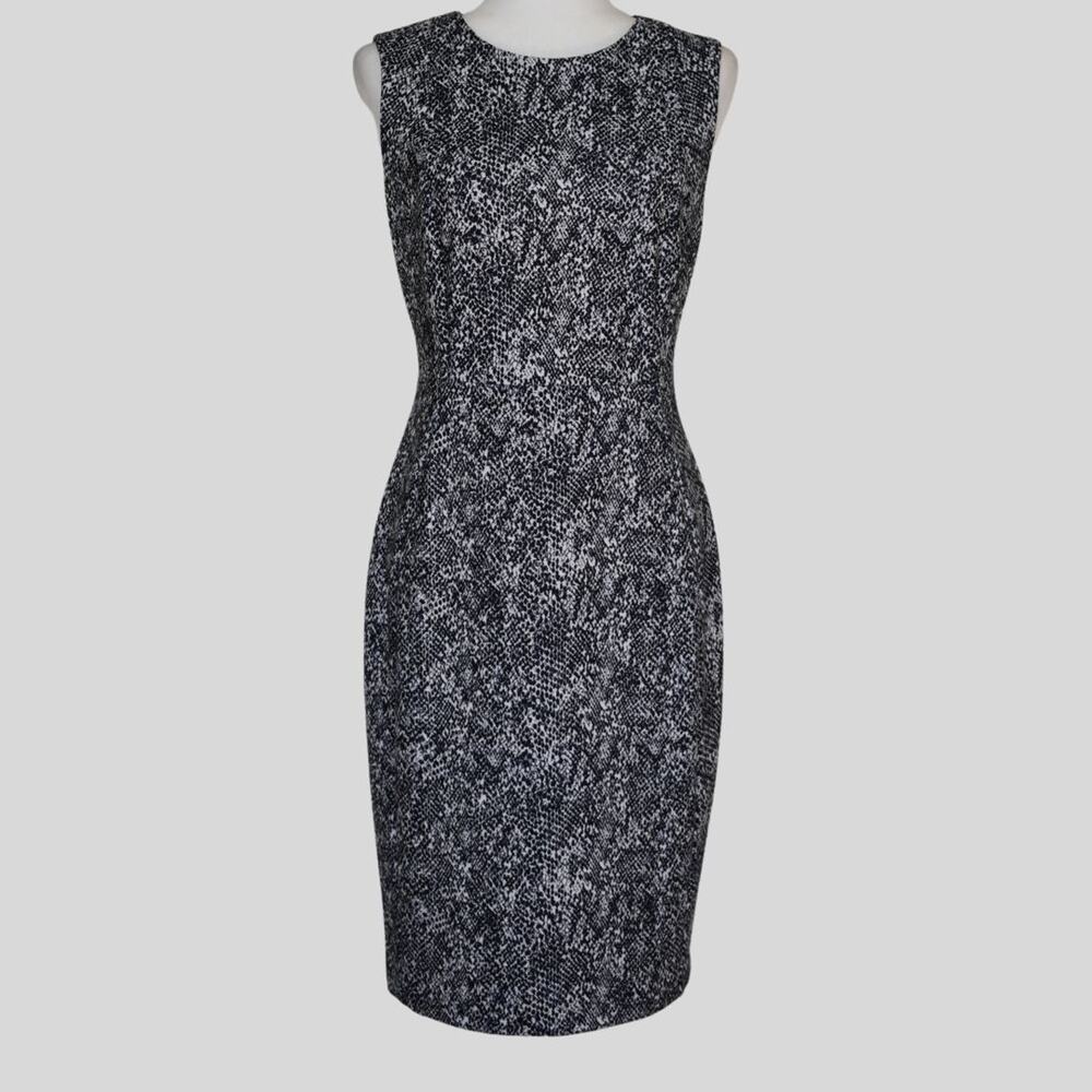 CALVIN KLEIN Women’s Animal Print Pencil Dress Size 10